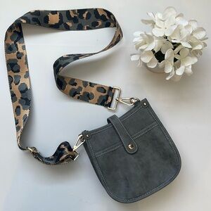 Threaded Pear Grey Crossbody